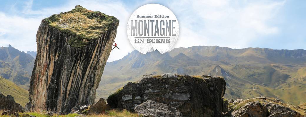 affiche d'un Ã©vÃ¨nement ecologique Ã  toulouse " montagne en scÃ¨ne"